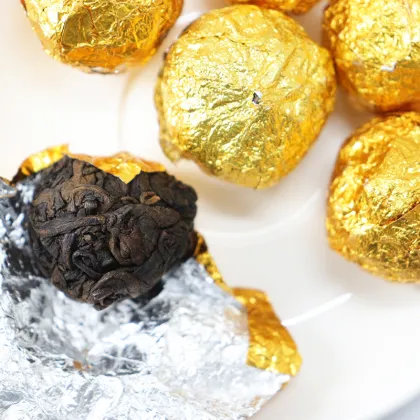 Wholesale Pu'er Fermented Tea Ripe Tea Dragon Balls