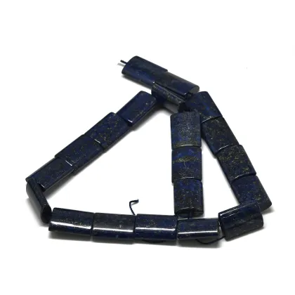Pandahall 20mm Rectangle Natural Lapis Lazuli Beads: Unique Gemstone Jewelry Components