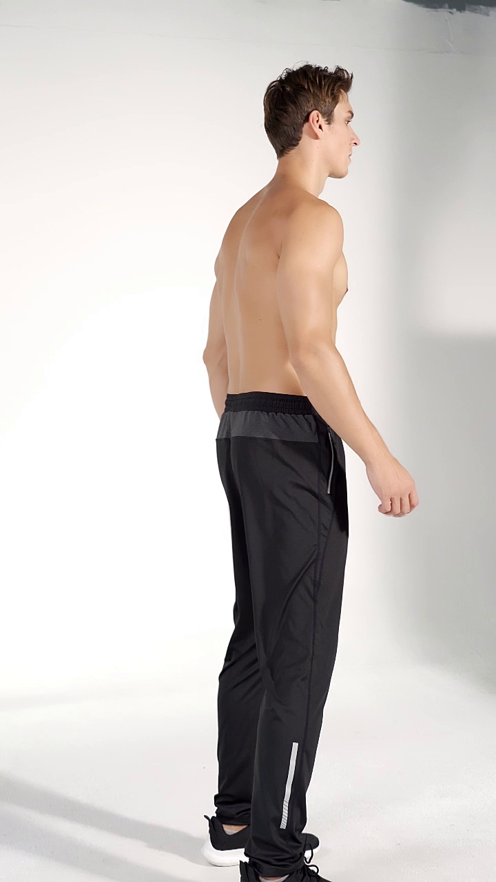 Stretchable Sports Pants for Men Gym