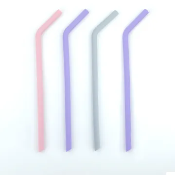 Food Grade Reusable Silicone Collapsible Drinking Straw