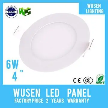 Acrylic celing lamp  6w  round  panel   celing down lights