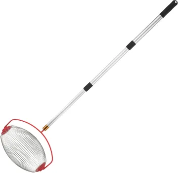 Adjustable Lightweight Garden Nut Picker and Rolling Gatherer for Outdoor Fruit Collection