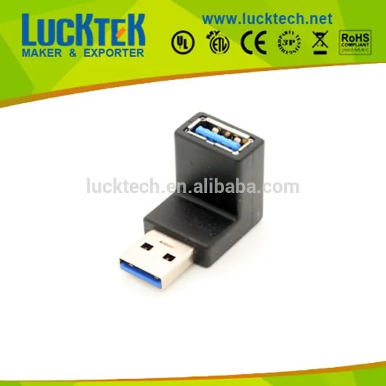 USB 3.0 UP angled adapter M/F