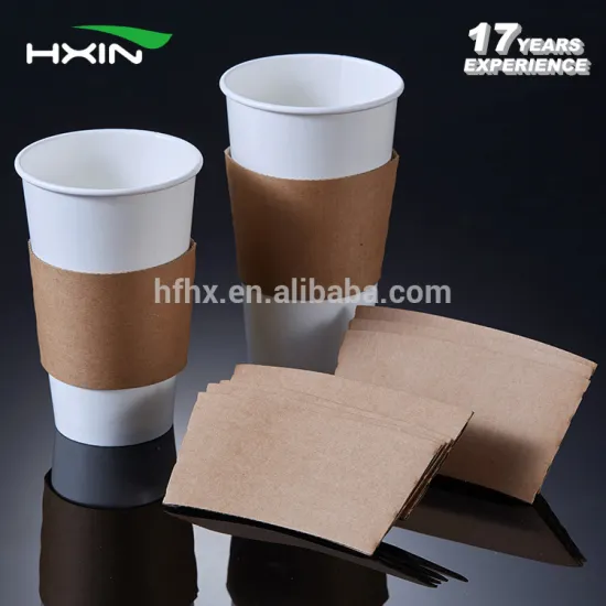 Promotion disposable beverage paper coffee cup sleeve
