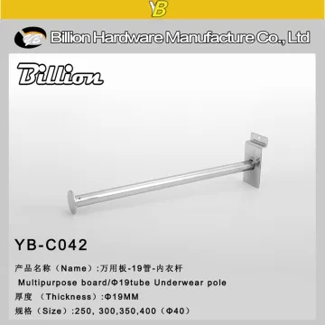 supermarket waterfall security display hooks for clothing hanging