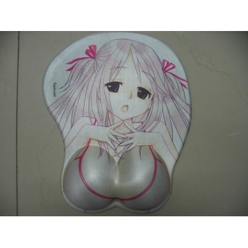 Lady 3D Gel Mouse Pad with Customer\'s Design