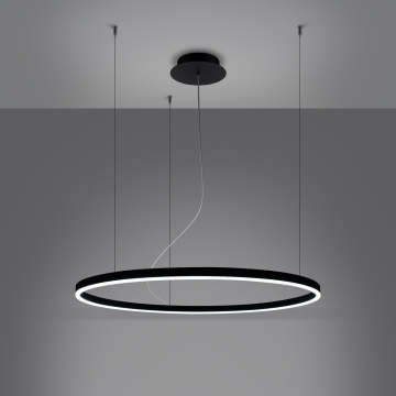 Modern LED Living Room Pendant Lighting: New Design Ring Round Chandelier Near Hotel Circle Line