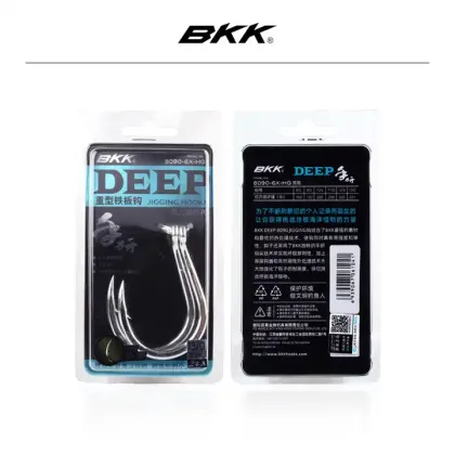 Wholesale BKK 8090-6X-HG Deep Ocean Big Barbed Hooks for Grouper Fishing Jig