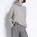 Women's Turtleneck Pullover Loose Tops