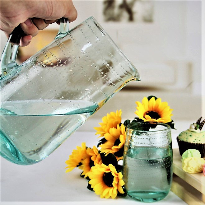 Recycled Glass Stemless Wine Glass