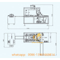 Automatische 3D -Zellophan -Zellophan -Wickelmaschinerie