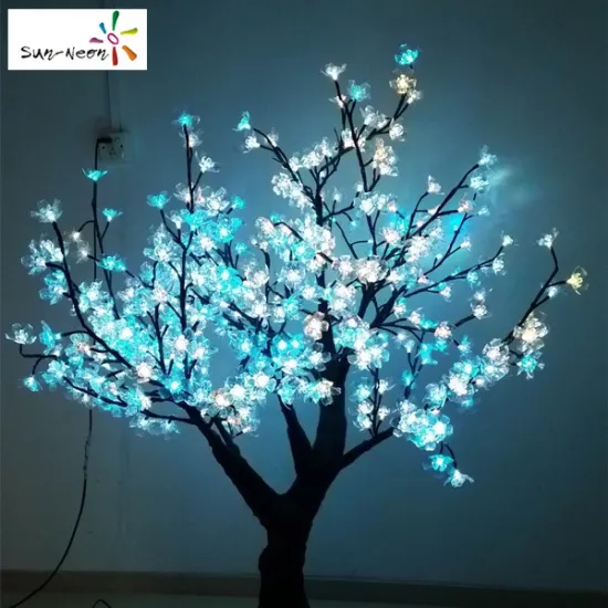 Cheapest solar christmas outdoor cherry tree lights for sale