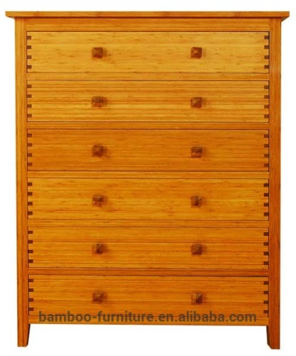 Muebles de la sala de cama Colección de cofre alto con diferentes tamaños y colores Cofre de diseño moderno simple Nuevos muebles de bambú