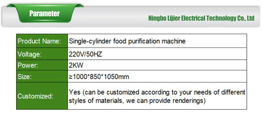 Food purifier with deep cleaning function