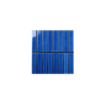 Französisch blau kiln-keramische Mosaik-Badezimmer-Wandfliesen