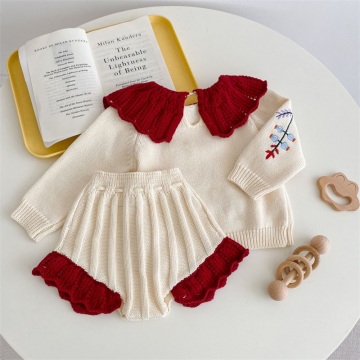 Children's Knitted Two-Piece Sweater On Sale