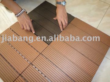 DIY WPC garden decking with PE base -SM-4P-A BH
