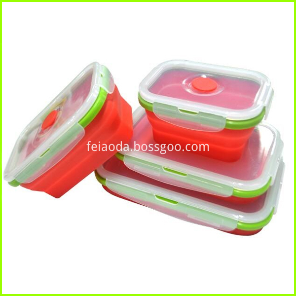 Reusable Food Grade Silicone Lunch Box