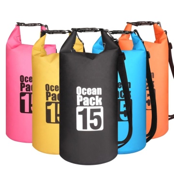 OEM Custom Print 500D PVC Tarpaulin Dry Bag for Canyoning Drifting Surfing