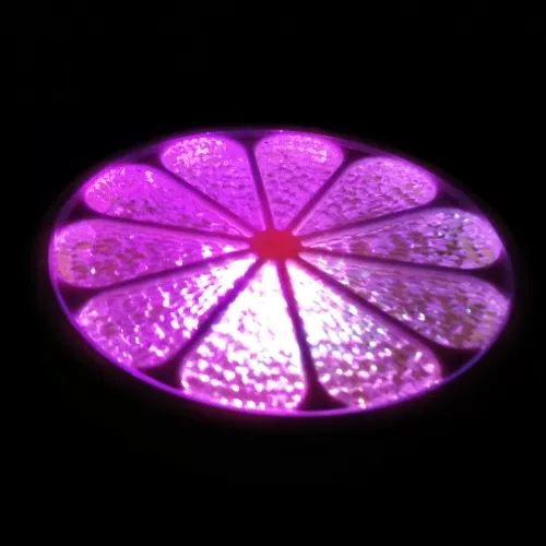 Bathtub water toys colorful LED orange