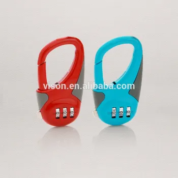 New design luggage lock security lock travel 3-dial combination lock