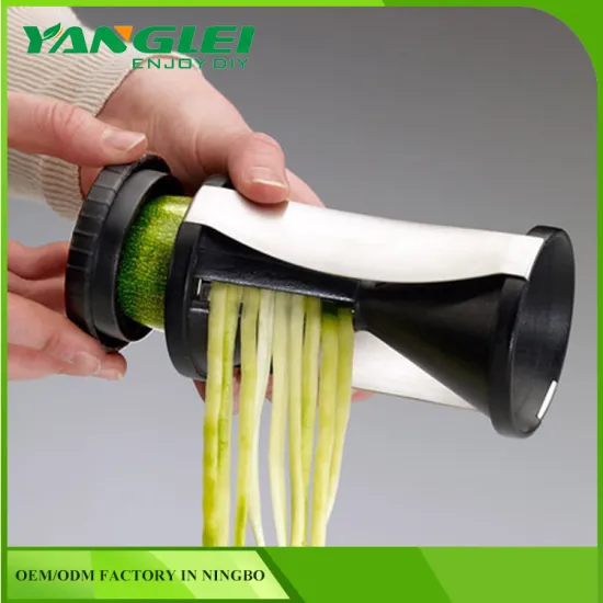 Amazon Hot Seller Kitcen Accessories Funnel Shaped Vegetable Spiral Slicer in Stock