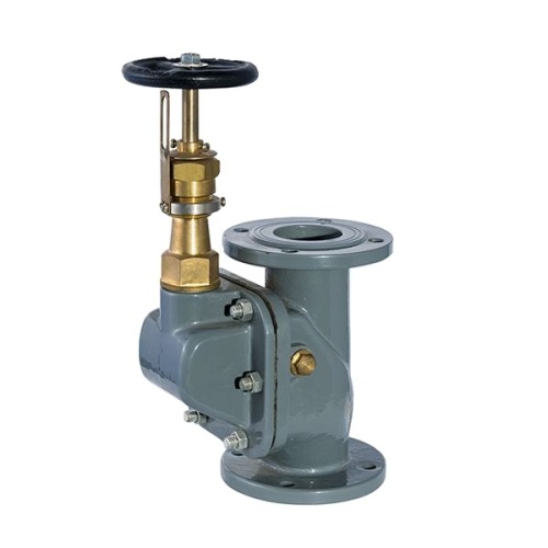 flange cast steel closed vertical storm valve