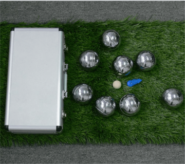 Petanque Set 8 Bocce Ball in Aluminum Box