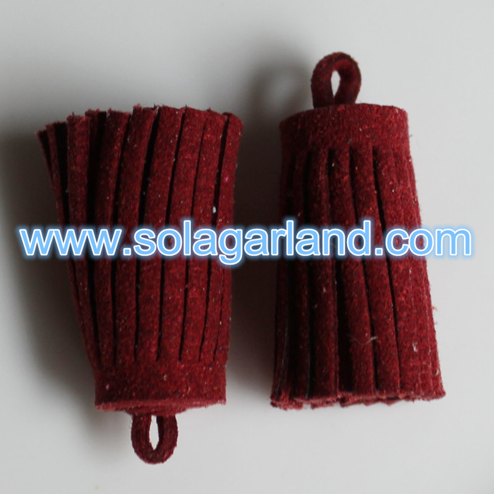 Imitation Suede Leather Tassel