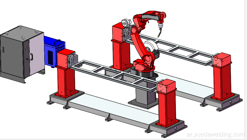 نظام قطع البلازما 6 محور الذراع الروبوتية الصناعية