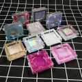 vierkante strass glitter lashes dozen