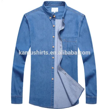 Cowboy Shirt Denim Shirt Men