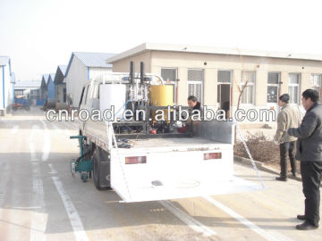 truck mounted road paint machine