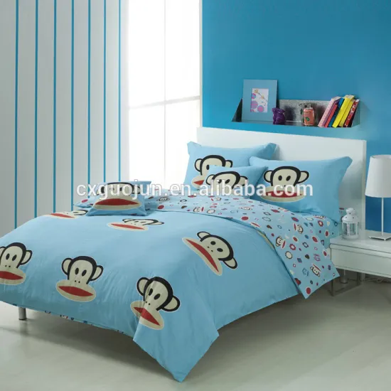 Cartoon 2014 new 100% polyester fabric for bedsheet