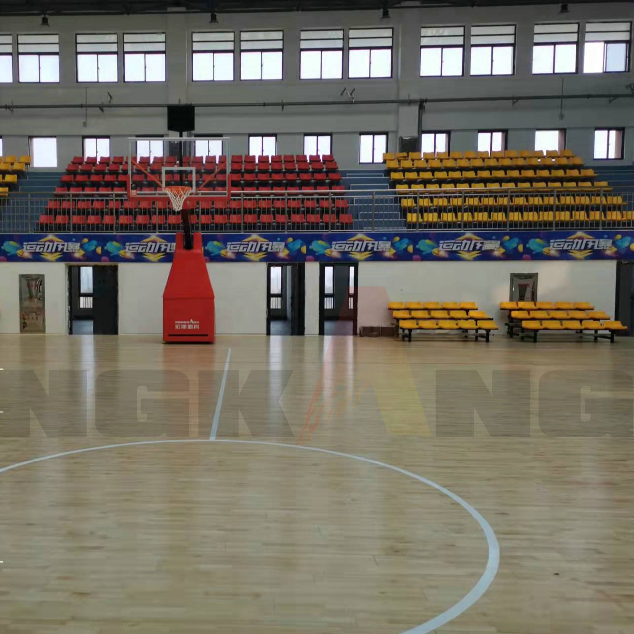 Indoor Basketball Court Wood Flooring