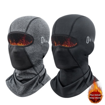Winter Outdoor Velvet Ski Mask with Logo