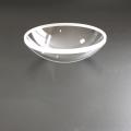 Hemispheric shape glass dome lens easy to mount