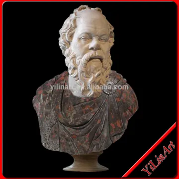 Hand Carved Famous Male Marble Bust Sculpture(YL-T022)