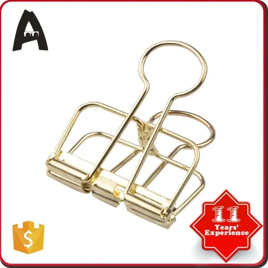 Top selling factory supply meta decoration binder clip