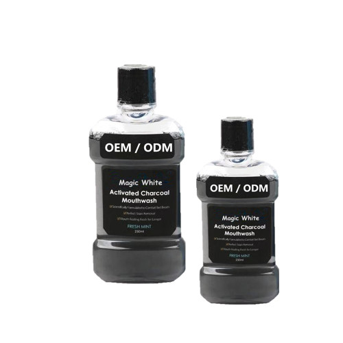 Fresh Mint Flavor Activated Carbon Mouth Wash