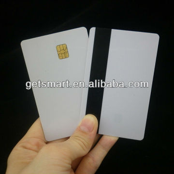 HF ISO14443A 13.56MHZ Blank Magnetic Stripe Smart Card
