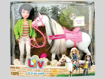 LIV DOLL+HORSE