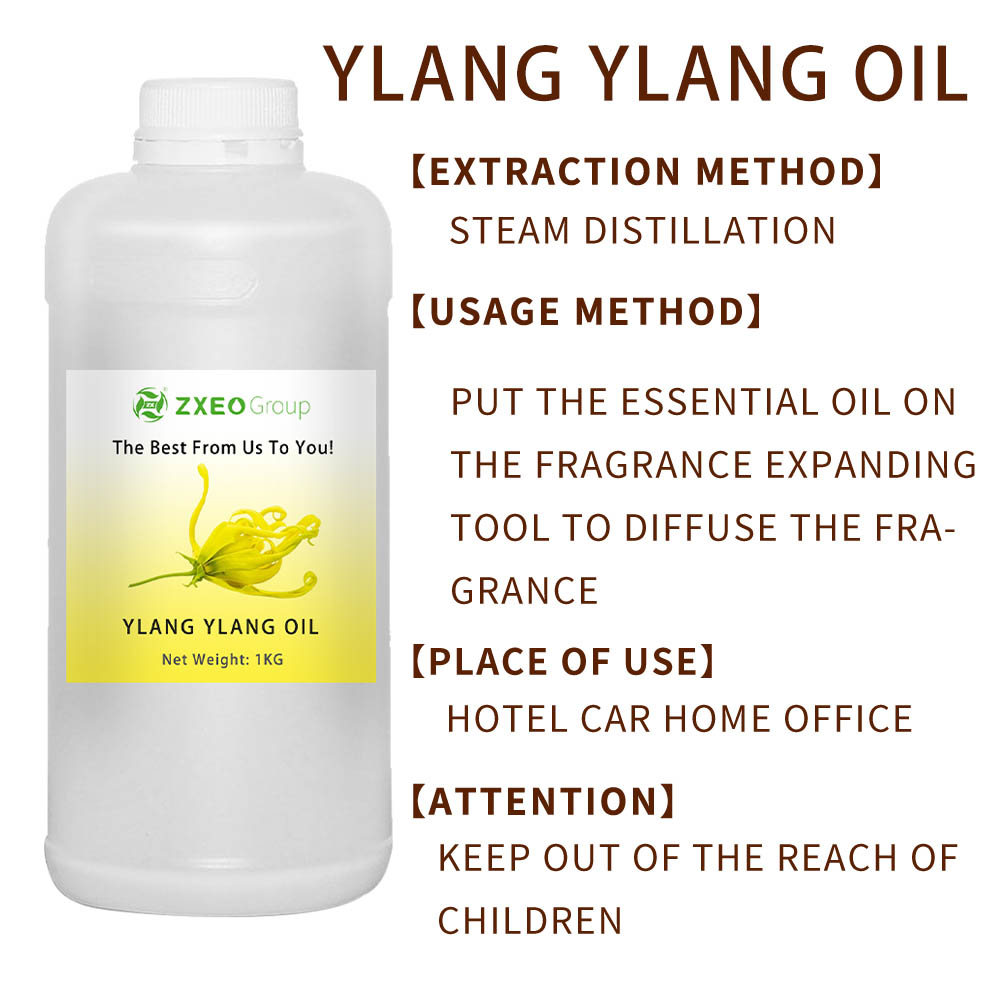 Óleo essencial de alta qualidade pura Ylang Ylang Ylang