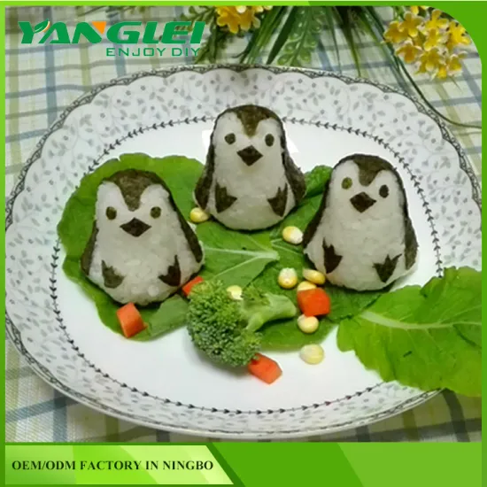 DIY Kitchen Cute Penguin Sushi Maker Mold Sandwich Rice Ball Mould Bento Punch