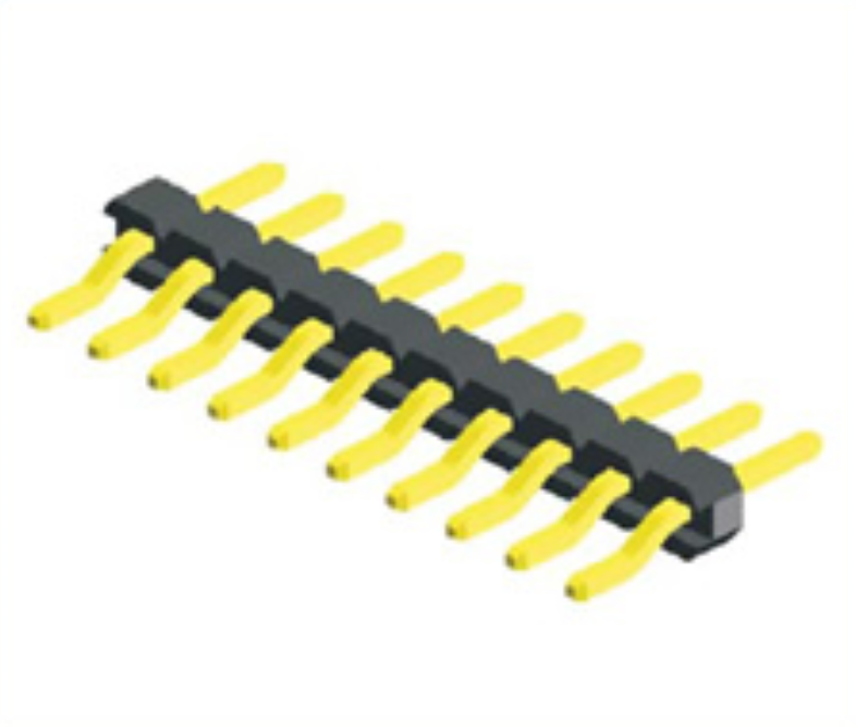 1.27mm Pitch Angle Single Row SMT Type