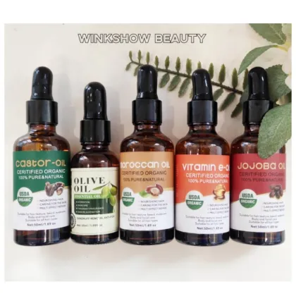 Luxury Scalp Care Essential Oils Box Packaging - 200ml
