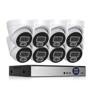 Audio Color Night Vision Night Outdoor 2MP Dome Security System