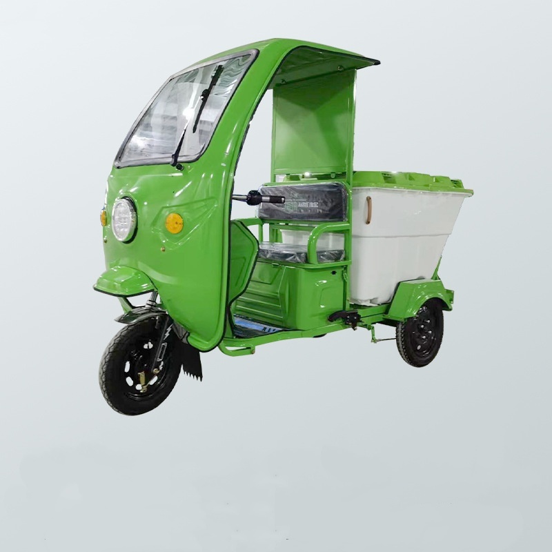 Electric 500L Sanitation Garbage Collection Vehicle