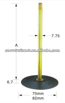 TR444 Rubber based tube valves for truck and bus