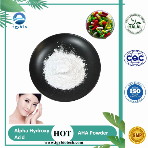 China Cosmetics Grade Alpha Hydroxy Acid Powder AHA Powder Supplier